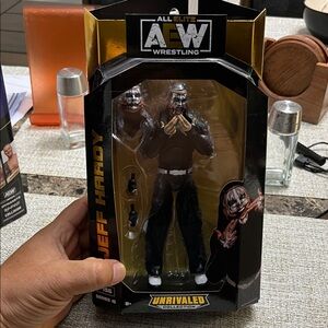 AEW Wrestling Jeff Hardy Action Figure - Black and White
